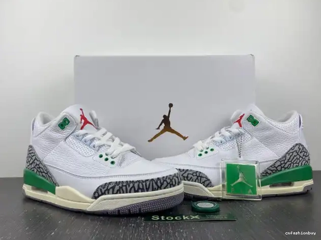 CK9246-136 3 Jordan Retro Green (W) Lucky 0630